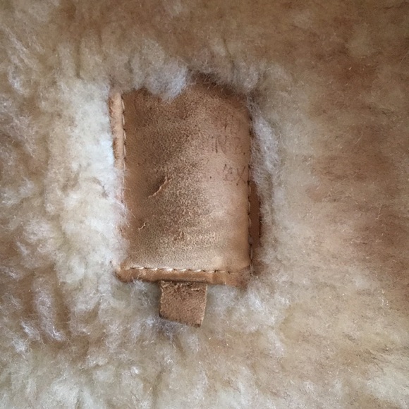 Vintage overland sheepskin shearling coat - Picture 6 of 6